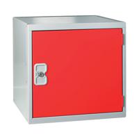One Compartment Cube Locker 450x450x450mmm Red Door MC00101