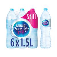 Nestle Pure Life Water 1.5 Litre Bottle (Pack of 6) 12395315