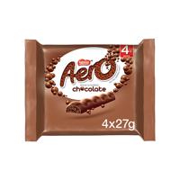 Nestle Aero Bubbly Bar Milk Chocolate Multipack 27g (Pack of 4) 12506725