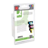 Q-Connect HP 363 Remanufactured Cyan/Magenta/Yellow Inkjet Cartridges (Pack of 3) CB333EE