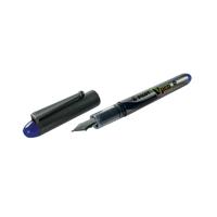 4 X Pilot V Pen 0.58mm Tip Disposable Fountain Pen Blue 