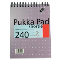Pukka Pad Ruled Wirebound Metallic Shortie Notebook 240 Pages A5 (Pack of 3) SM024