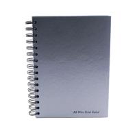 Pukka Pad Silver Ruled Wirebound Notebook 160 Pages A5 (Pack of 5) WRULA5