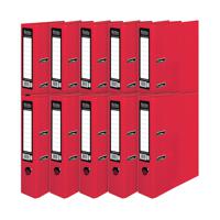 Pukka Brights Lever Arch File A4 Red (Pack of 10) BR-7758