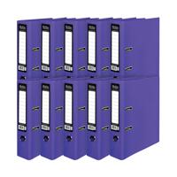 Pukka Brights Lever Arch File A4 Purple (Pack of 10) BR-7762