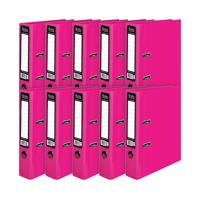 Pukka Brights Lever Arch File A4 Pink (Pack of 10) BR-7764