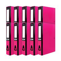 Pukka Brights Box File Foolscap Pink (Pack of 10) BR-7780