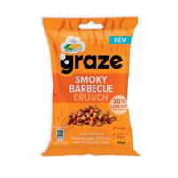 Graze Smoky Barbecue Crunch Bag 52g (Pack of 18) 2987