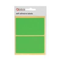 Blick Green Fluorescent Labels in Bags 50x80mm (Pack of 160) RS010654