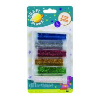 Glitter Shakers Assorted Colours Pack of 6 CPT672100