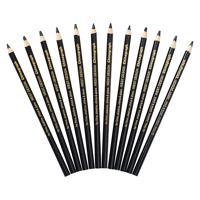 West Design Chinagraph Marking Pencil Black (Pack of 12) RS525653