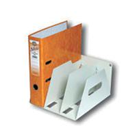 Rotadex 3-Section Lever Arch Filing Rack A4 Smoke White LAR3