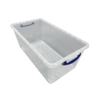 Really Useful 82 Litre New Nestable Clear 82C