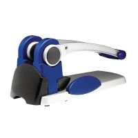 Rexel HD2300X Ultra Heavy Duty 2 Hole Punch Silver and Blue 300 Sheet 2101521