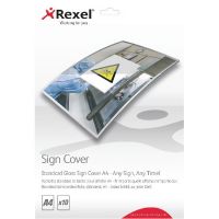 Rexel Standard Gloss A4 Sign Cover (Pack of 10) 2104251