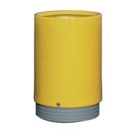 Outdoor Open Top Bin 75 Litre Yellow 321779