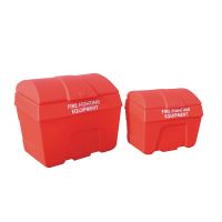 Red 200 Litre Fire Fighting Storage Bin Static 325901