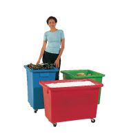 580X410X700mm Red Mobile Nesting Container 328222