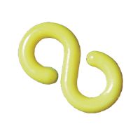 Barrier System S-Hooks (Pack of 10) Yellow 371444