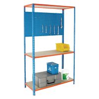 Shelving/Hanging Panel Narrow 900X400mm Blue 383572