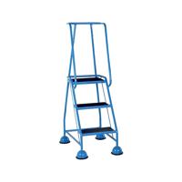 Light Blue 3 Tread Step Ladder (Load capacity: 125kg) 385134