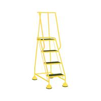 Yellow 4 Tread Step Ladder (Load capacity: 125kg) 385141