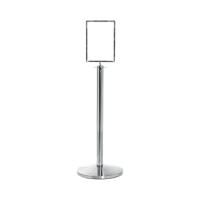 VFM Flat Top Post and Sign Holder Silver 399898