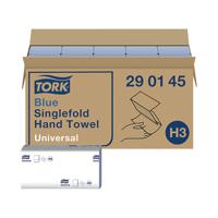 Tork Blue Universal Singlefold Hand Towel For H3 System 200 Sheets (Pack of 20) 290145