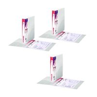 Snopake A5 2 Ring Binder 15mm Transparent Clear Get 3 for the Price of 2 (Pack of 20 + 10) SK812396