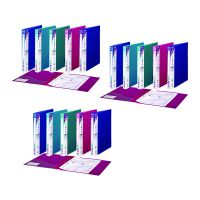 Snopake 2 Ring Binder Electra A4 25mm Assorted 3 For 2 (Pack of 20 + 10) SK812401