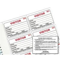 Identibadge Visitors Book Refill (Pack of 100) IBRSYS