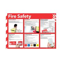 Health and Safety 420x594mm Fire Safety Poster FA601