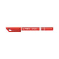 Stabilo Sensor Cushion Tip Fineliner Pen Red (Pack of 10) 189/40