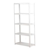 Zamba White 5-Shelf Boltless Shelving Unit ZZLS5WH150B07030