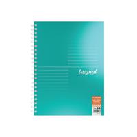 Silvine Luxpad Professional Wirebound Notebook Ruled with Margin 200 Pages A4+ (Pack of 3) LUXA4MT