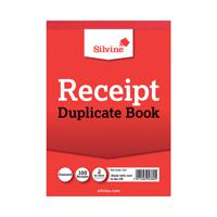 Silvine Duplicate Receipt Book 105x148mm Gummed (Pack of 12) 230