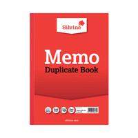 Silvine Duplicate Memo A4 Book 614-T