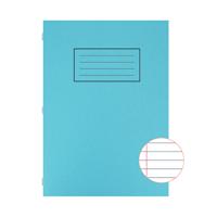 Silvine Exercise Book Ruled with Margin A4 Blue (Pack of 10) EX108