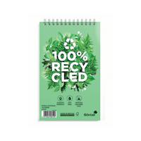 Silvine Premium Recycled Reporters Notebook 125x203mm 160 Pages (Pack of 3) R100-P