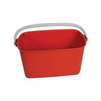 SYR Oblong Bucket 9L Red 821102
