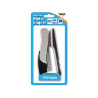 Medium Metal 26/6 Stapler And 1000 Staples (Pack of 6)