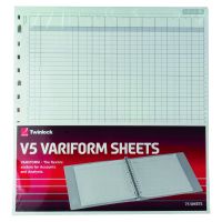 Rexel Variform V5 10 Column Cash Refill Pack of 75 75964