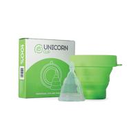 Unicorn Medical Grade Silicone Menstrual Cup/Sterilising Unit Grenn UniGreen