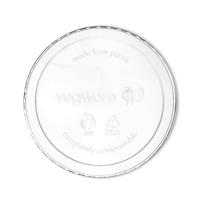 Vegware Deli Container Lid Round 8-32oz Clear (Pack of 50) VDC-120H