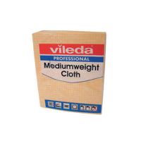 Vileda Medium Weight Cloth Yellow (Pack of 10) 106402