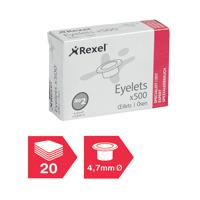 Rexel Eyelets 4.7mm x 4.2mm (Pack of 500) 20320051