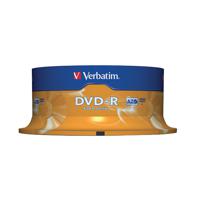 Verbatim DVD-R Colour Slim Case 4.7GB (Pack of 25) 43522