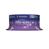 Verbatim 8.5GB 8X DVD+R Dual Layer Discs (Spindle of 25) 43757