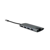 Verbatim USB-C Multiport Hub with USB/3 x HDMI/RJ45/SDHC/M-SDHC 49142