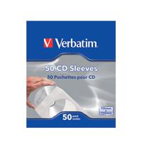 Verbatim CD/DVD Sleeves Paper (Pack of 50) 49992
